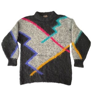 80s Vintage New Wave Classiques Mohair Sweater